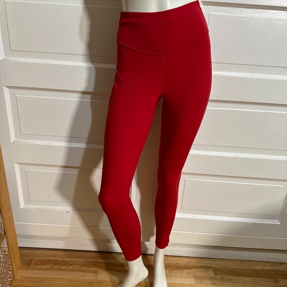 Lululemon Base Pace High-Rise Tight 28" *Brushed Nulux Size 8 Dark Red $118 - Picture 1 of 5